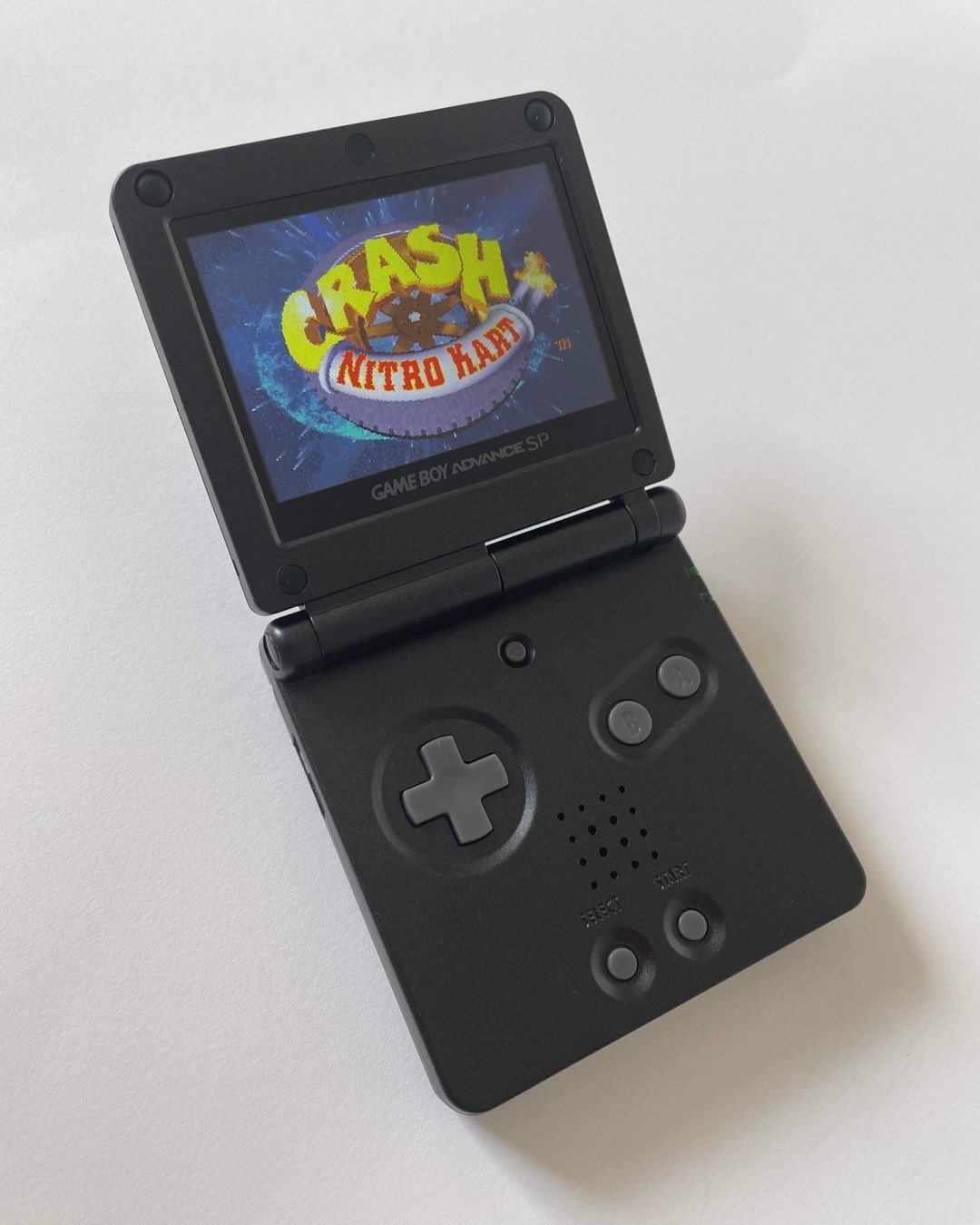 Metroid GBA SP Console Refurbished Nintendo Game Boy GameBoy Advance SP Brighter Backlit IPS v2 x10 Level Screen, 900mAh Battery, Boxed & Charger.