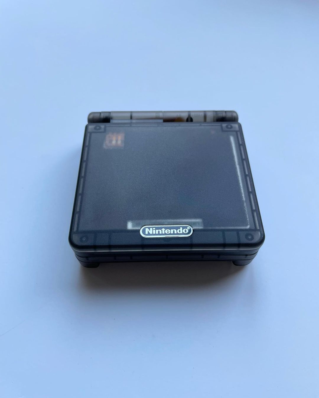 Clear Black GBA SP Console Refurbished Nintendo Game Boy GameBoy Advance SP Brighter Backlit IPS v2 x10 Level Screen, 900mAh Battery, Boxed & Charger.