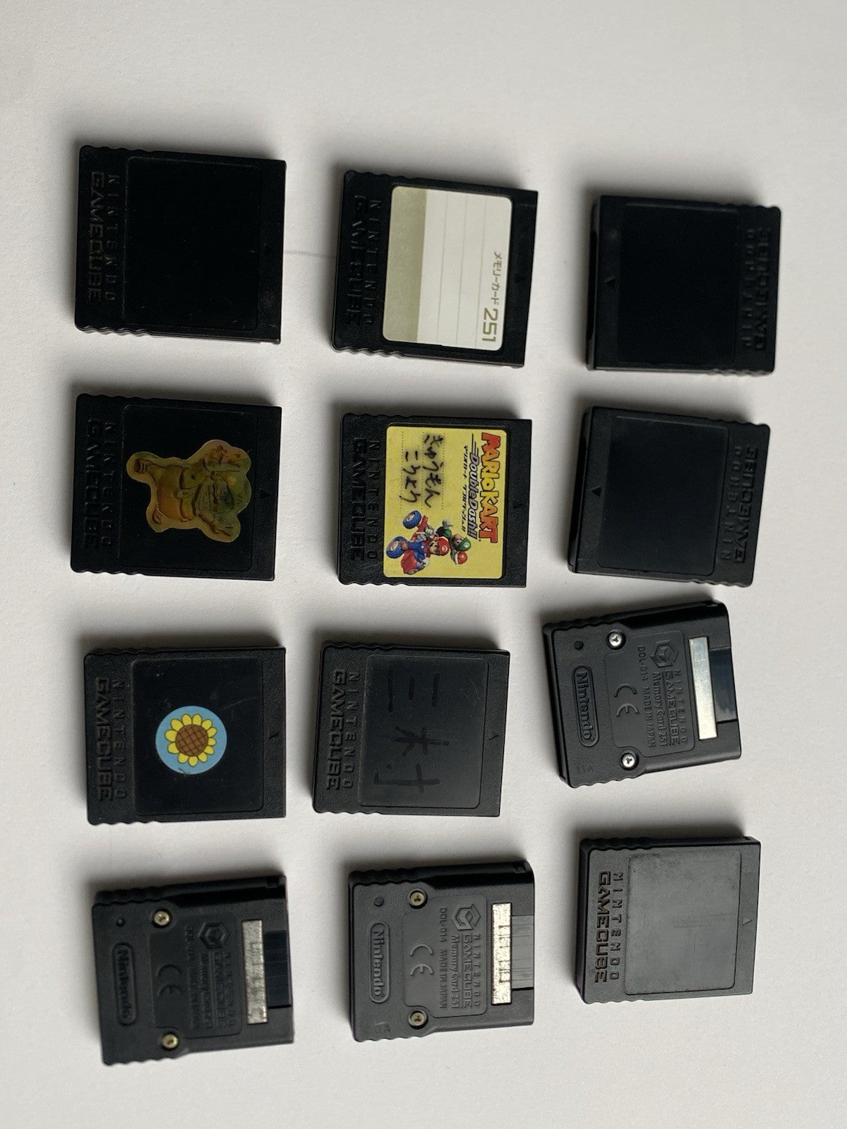 Black 251 Block Official Nintendo Gamecube Memory Card DOL-014 Working Original