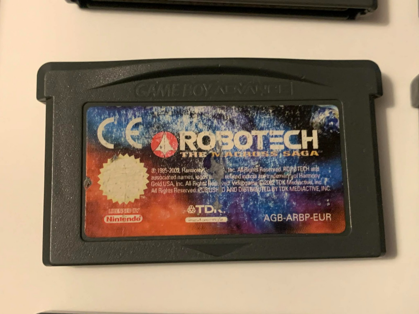 Robotech The Macross Saga GBA GameBoy Game Boy Advance Genuine Nintendo Cart