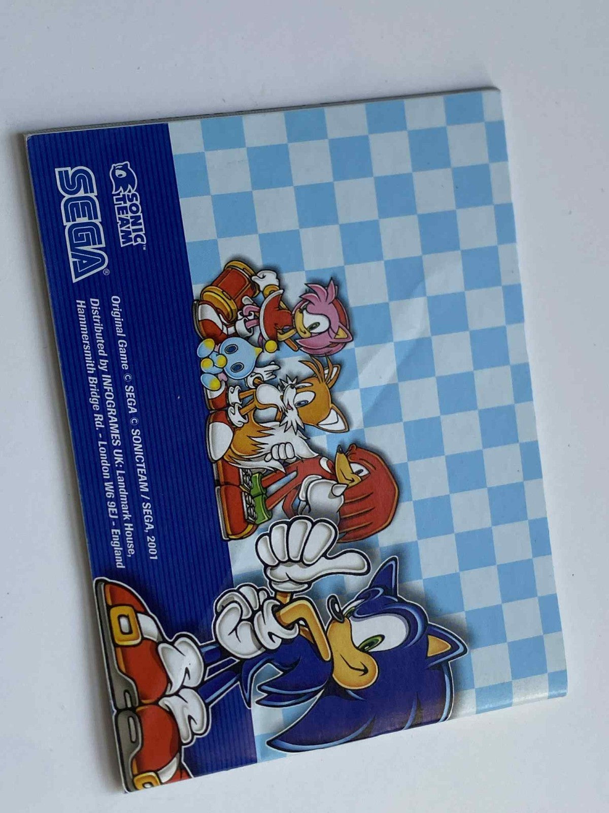 Sonic Advance GameBoy Advance GBA Manual Only Good Condition