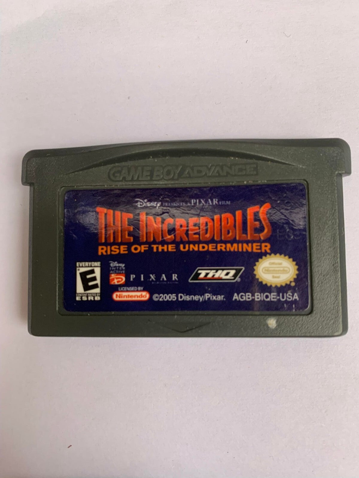The Incredibles: Rise of the Underminer - Cart Only - GBA