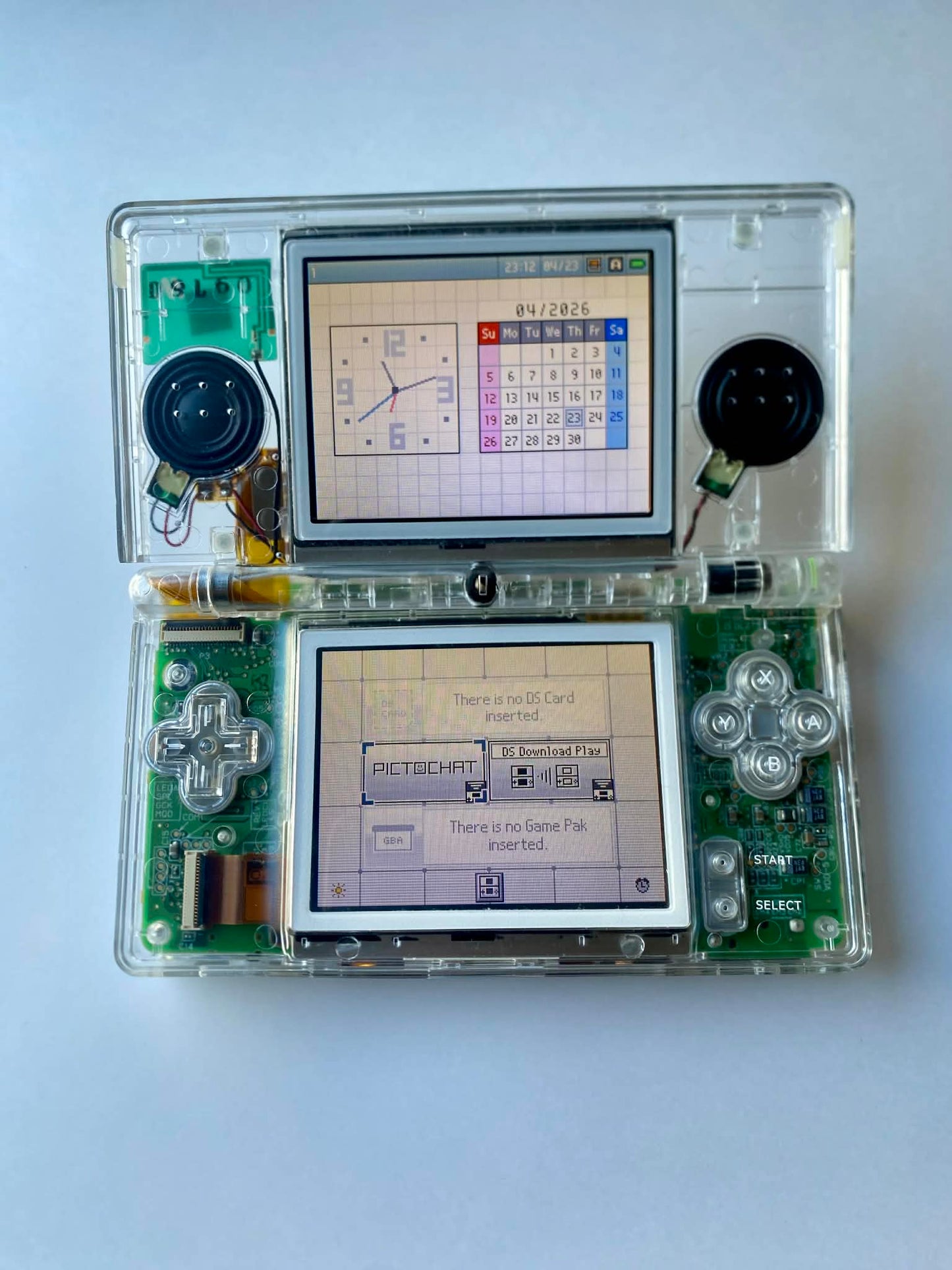 Clear Nintendo DS Lite Console Refurbished Nintendo Transparent Shell – Fully Tested – UK Seller