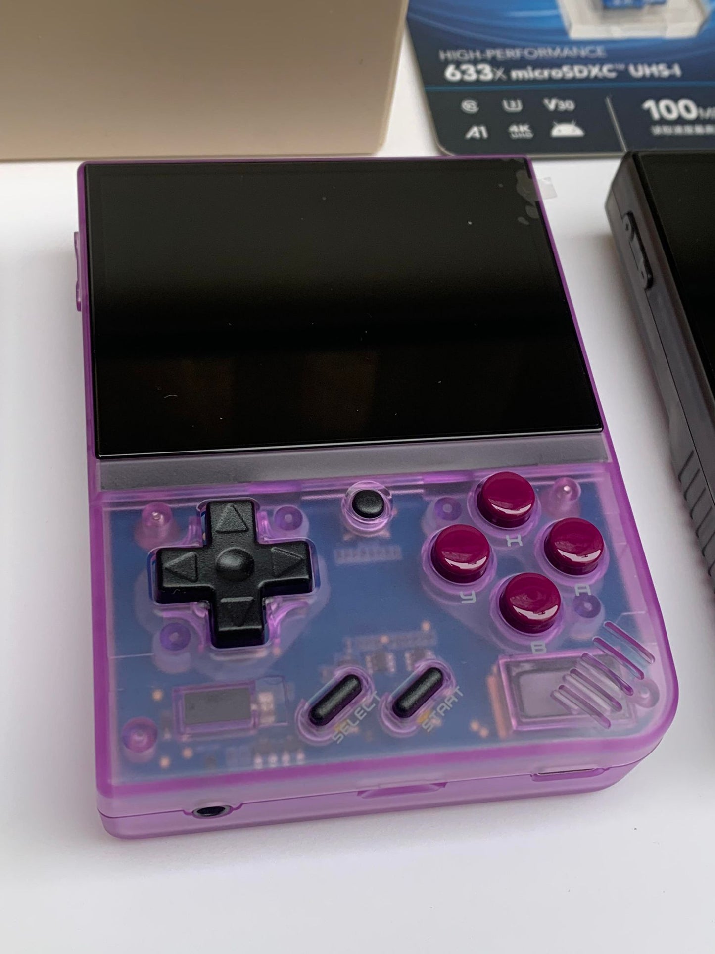 Miyoo Mini PLUS +, 1000+ Games Installed Emulator Console & 128GB Lexar SD Quality Micro SD With Onion OS Firmware.