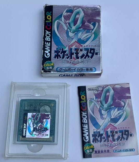 Pokemon Crystal Pocket Monsters Nintendo Gameboy Color Boxed JAPANESE NTSC-J