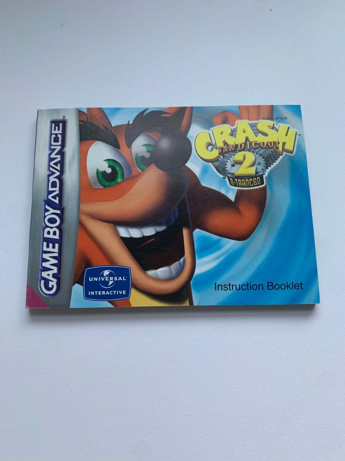 GBA Gameboy Advance Crash Bandicoot 2 Manual / Booklet Only
