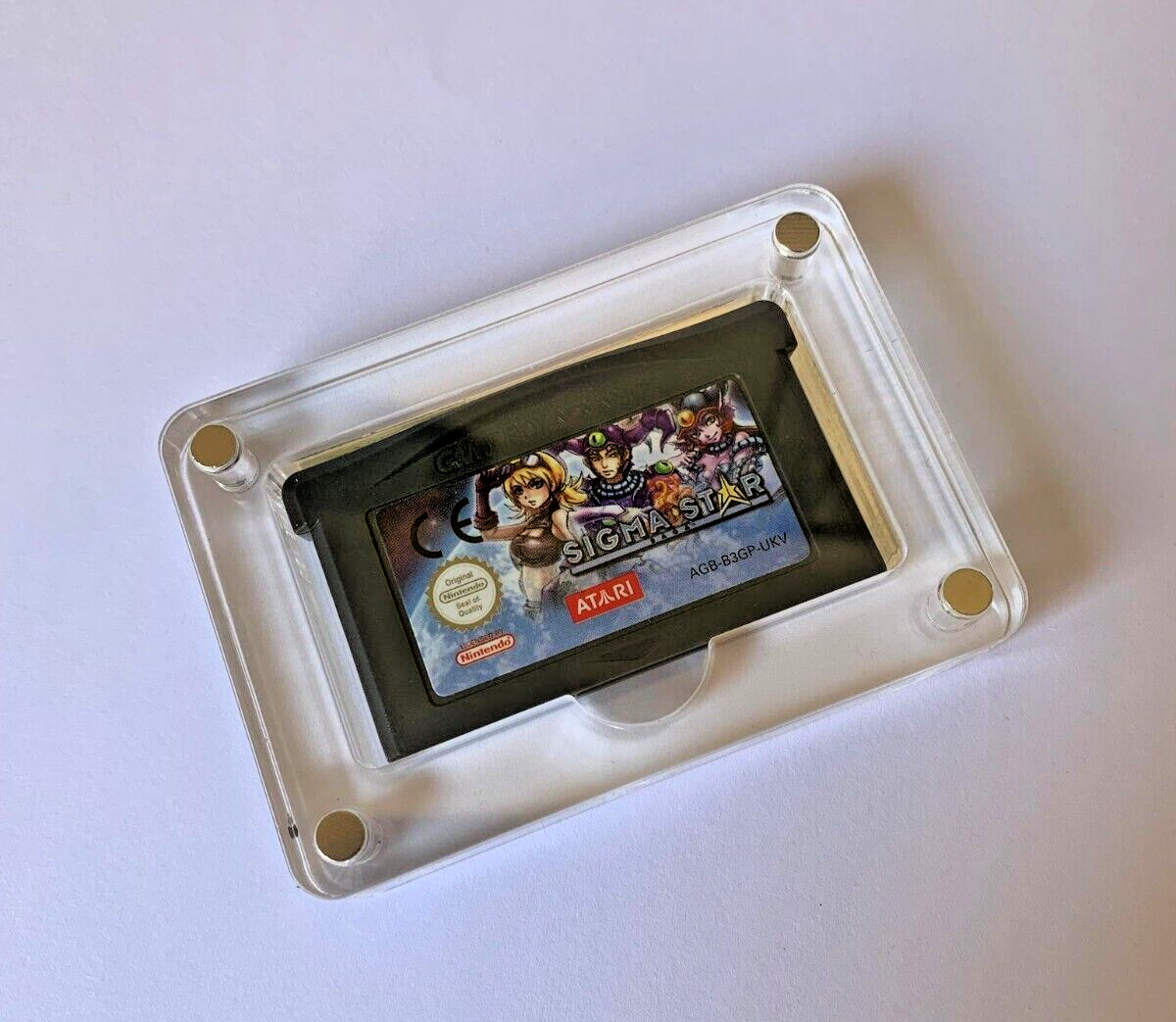 GBA GameBoy Advance Game Cart Magnetic Acrylic Display Case Box High Quality UK