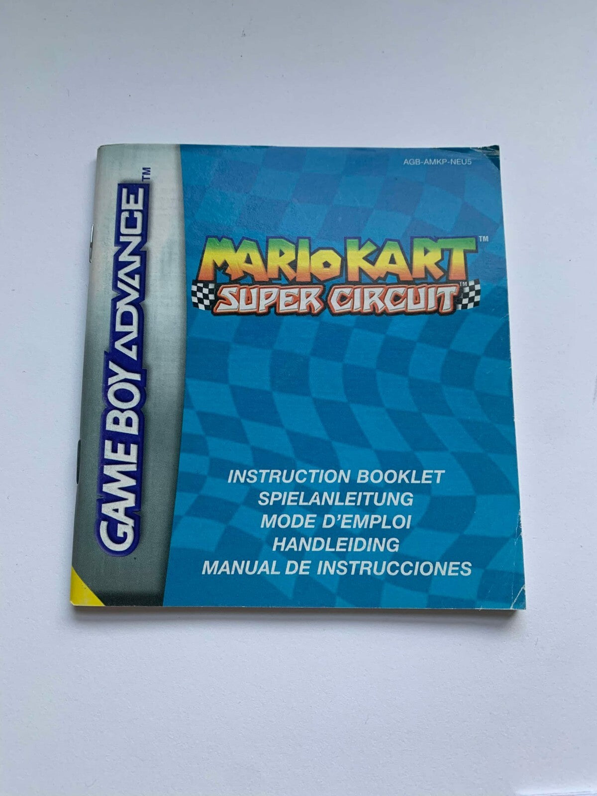 Mario Kart Super Circuit  GBA Booklet Manual Nintendo Game Boy Advance