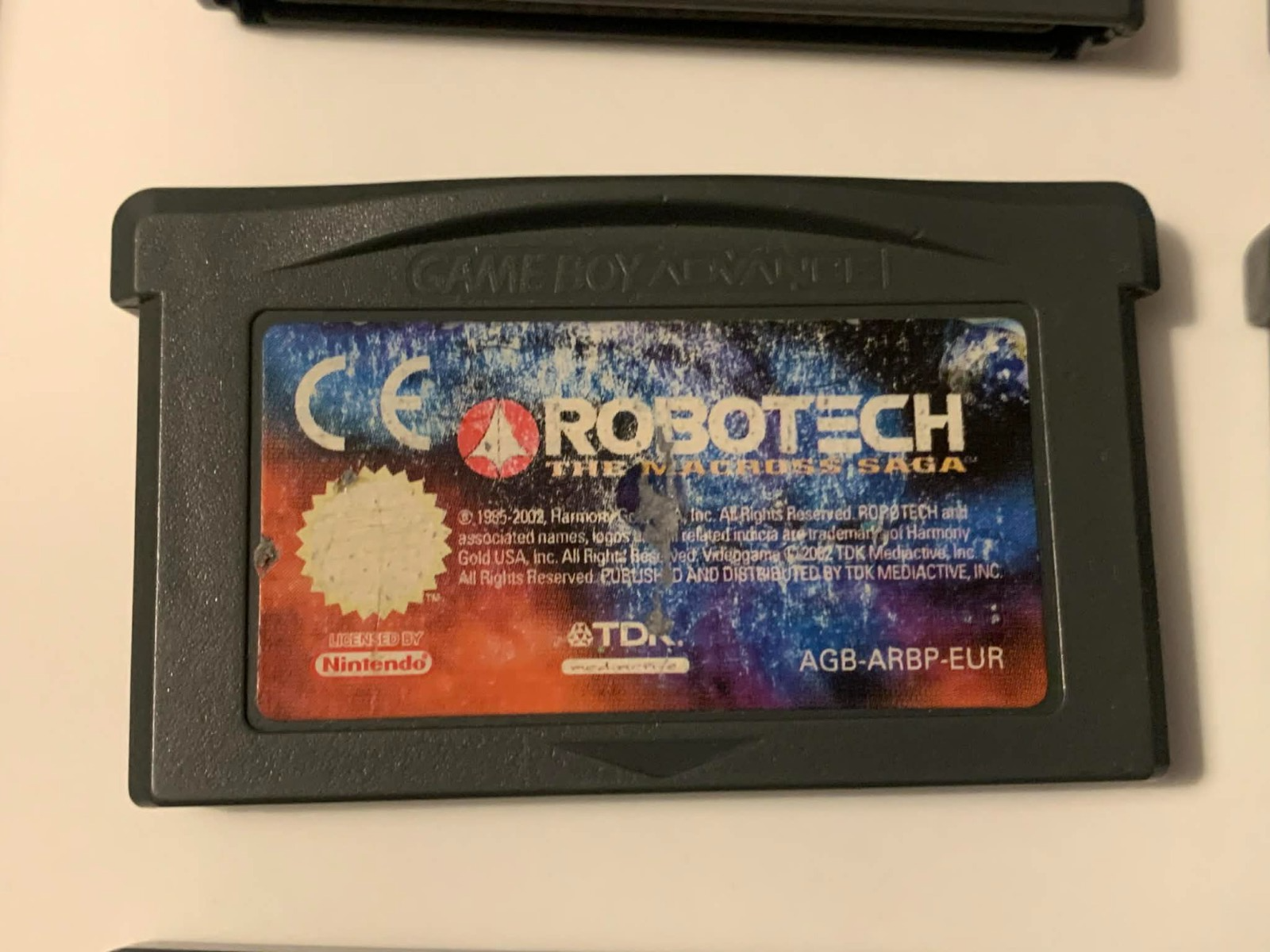 Robotech The Macross Saga GBA GameBoy Game Boy Advance Genuine Nintendo Cart