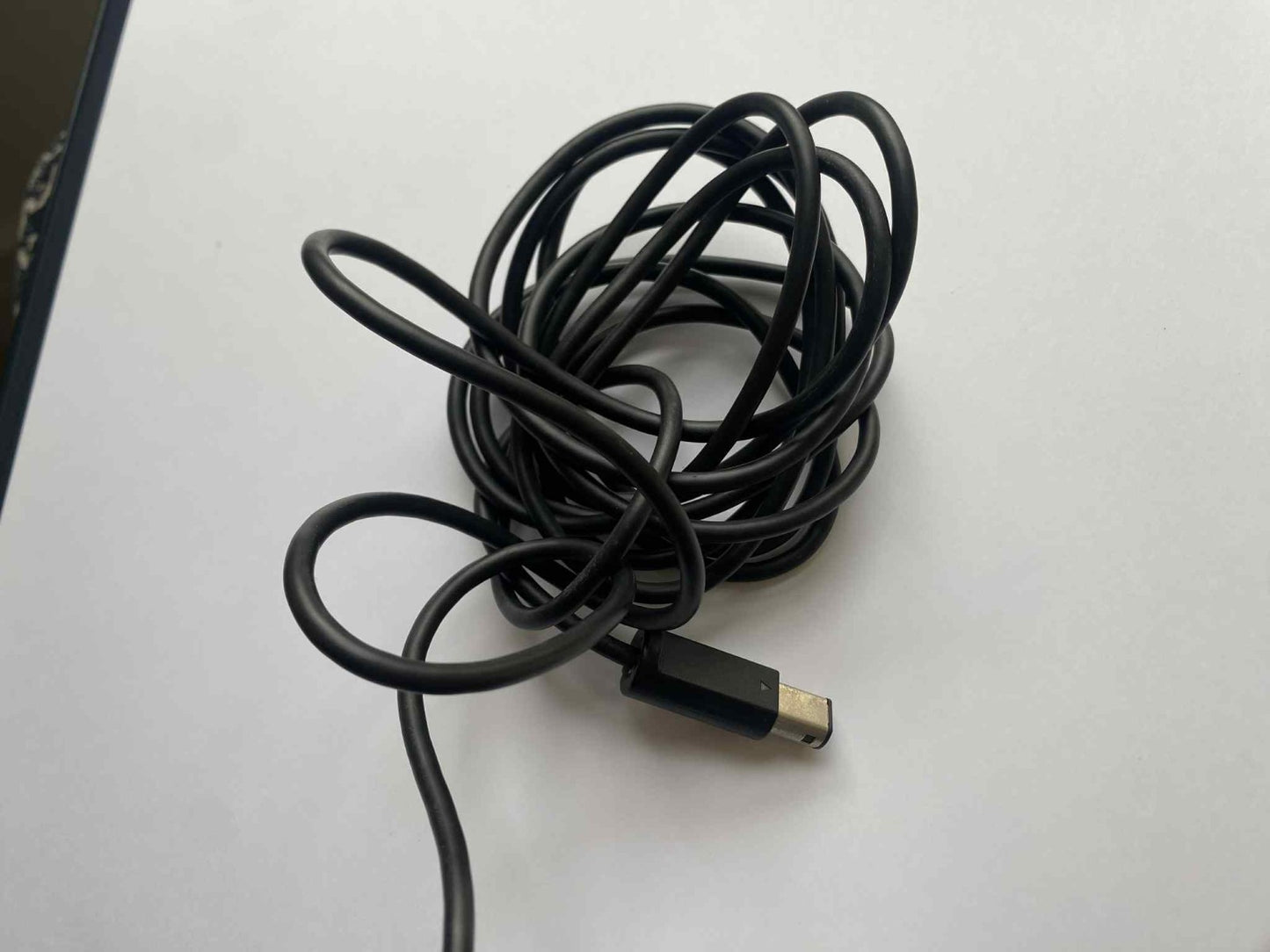 Black Nintendo GameCube Super Smash Bros Edition Controller Long Cable Original