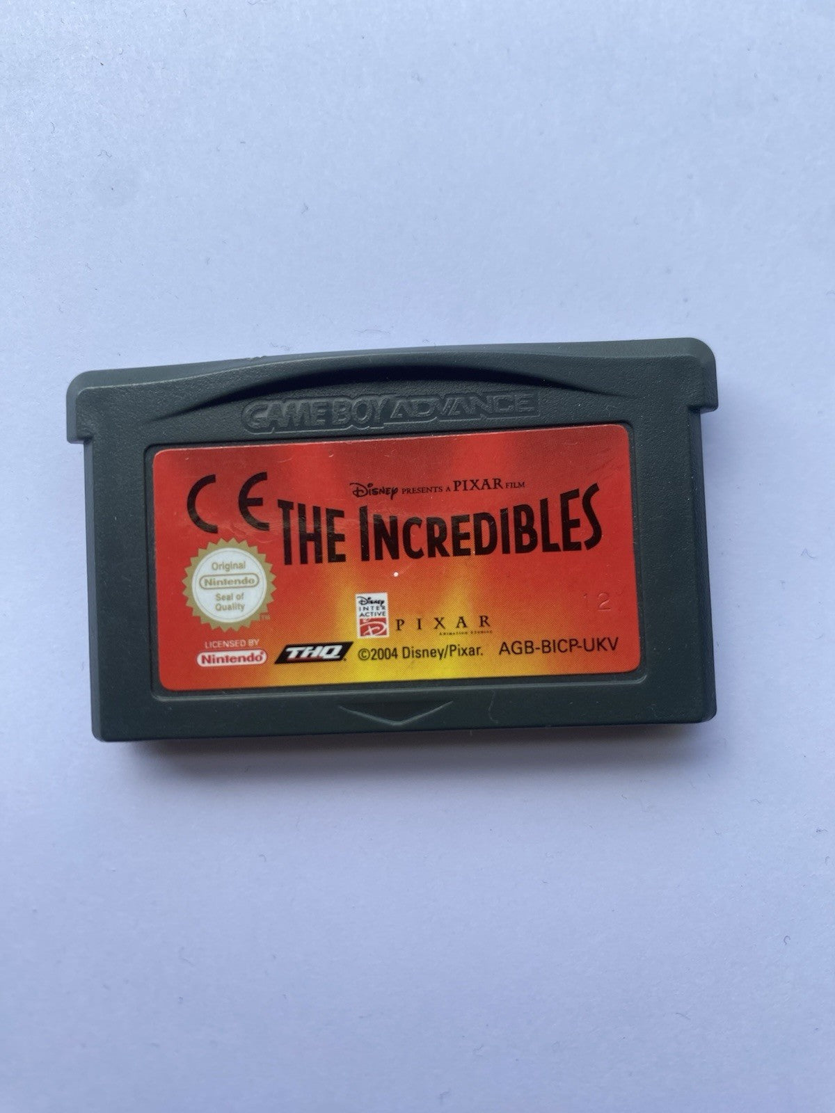 The Incredibles Nintendo Game Boy Advance, 2004 GBA Genuine PAL Cart GBA