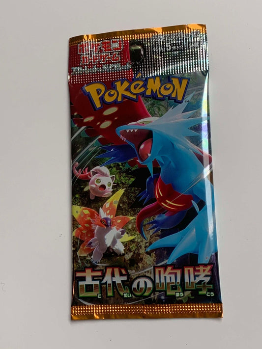 1 x Pokemon Ancient Roar Japanese Booster Packs SV4k UK SELLER x 1 Packs