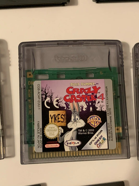 Crazy Castle 4 Game Boy Color GBA GameBoy Genuine Nintendo Cart