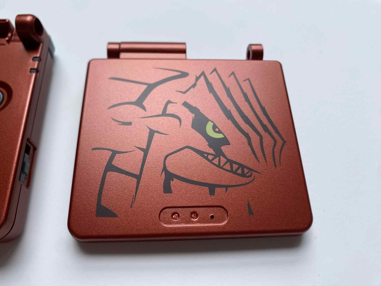 Nintendo Groudon Pokemon Shell Game Boy Advance SP Replacement Housing GBA