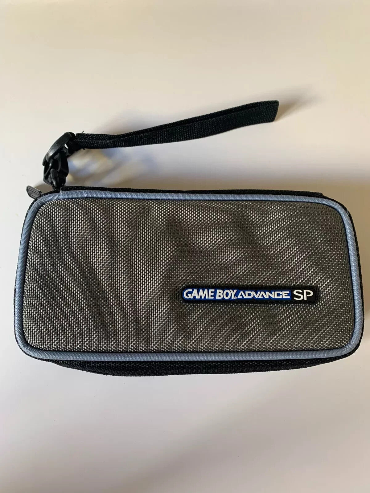 Official Double Grey Black Nintendo Gameboy Advance Sp Case Bag Great Condition