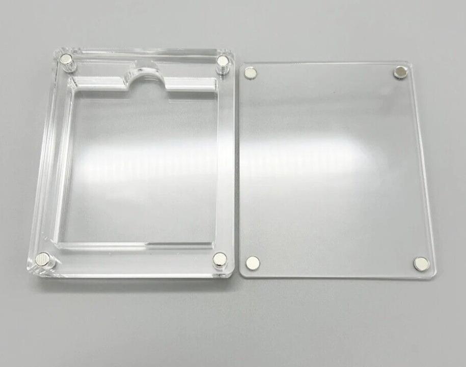 GameBoy Colour DMG Game Cart Magnetic Acrylic Display Case Box High Quality UK