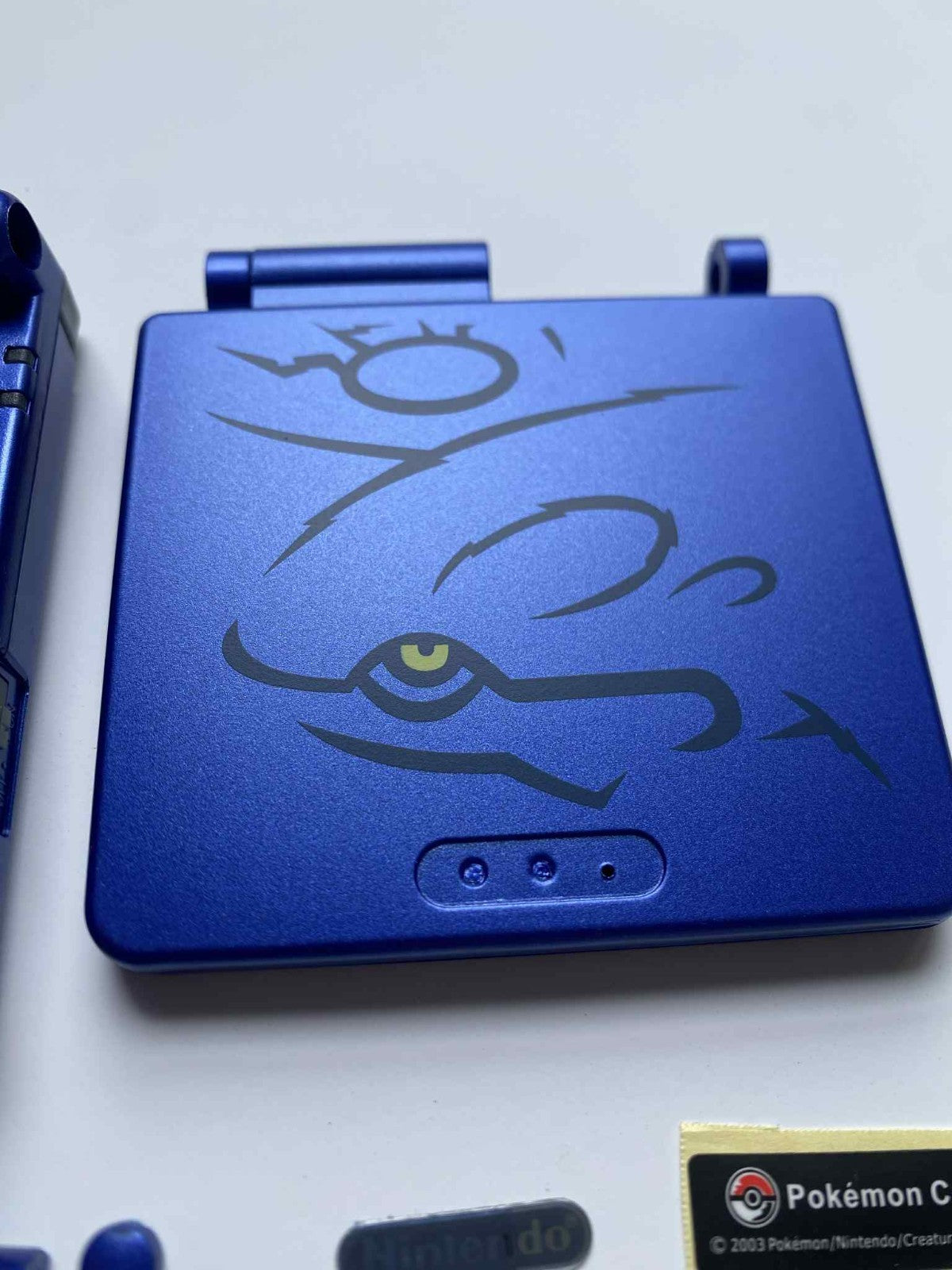 Nintendo Kyogre Pokemon Shell Game Boy Advance SP Replacement Housing GBA