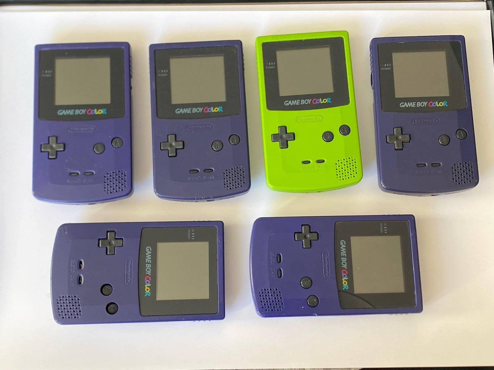 Nintendo GameBoy Color Colour OEM Original LCD Screen X6 Screens & Console Cases