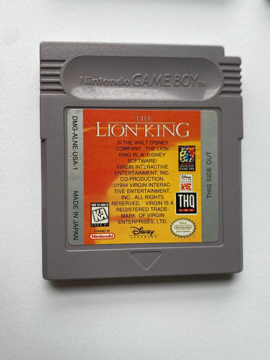 The Lion King Gameboy Original GBA Game Boy Genuine Original Nintendo Cart