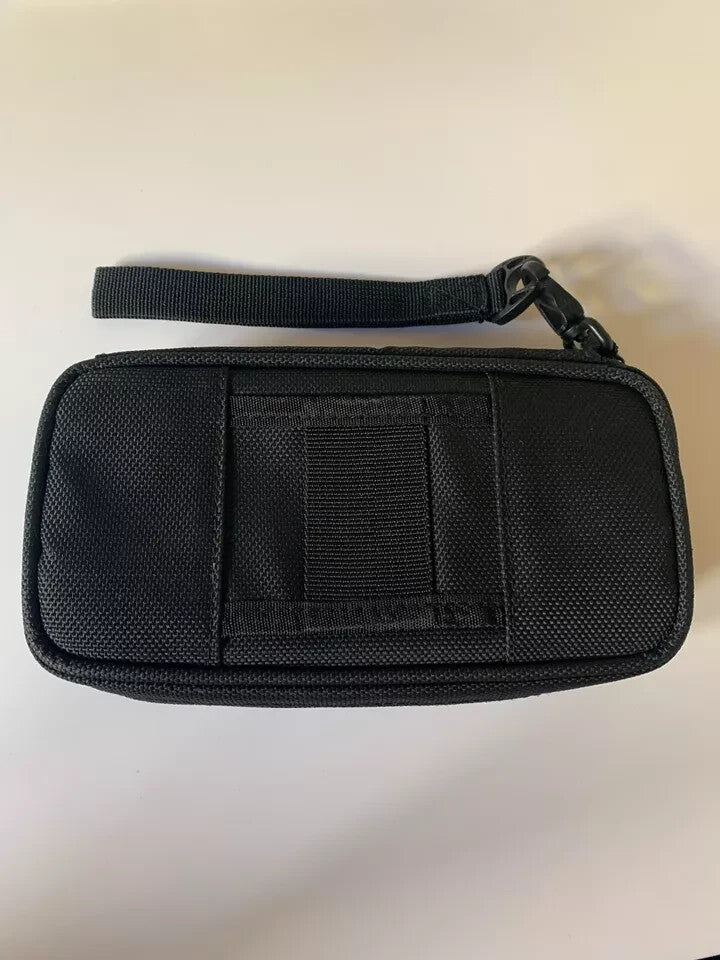 Official Double Grey Black Nintendo Gameboy Advance Sp Case Bag Great Condition