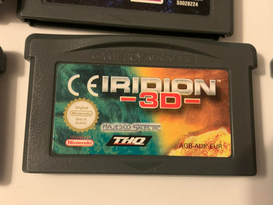 Iridion 3D GBA GameBoy Game Boy Advance Genuine Nintendo Cart
