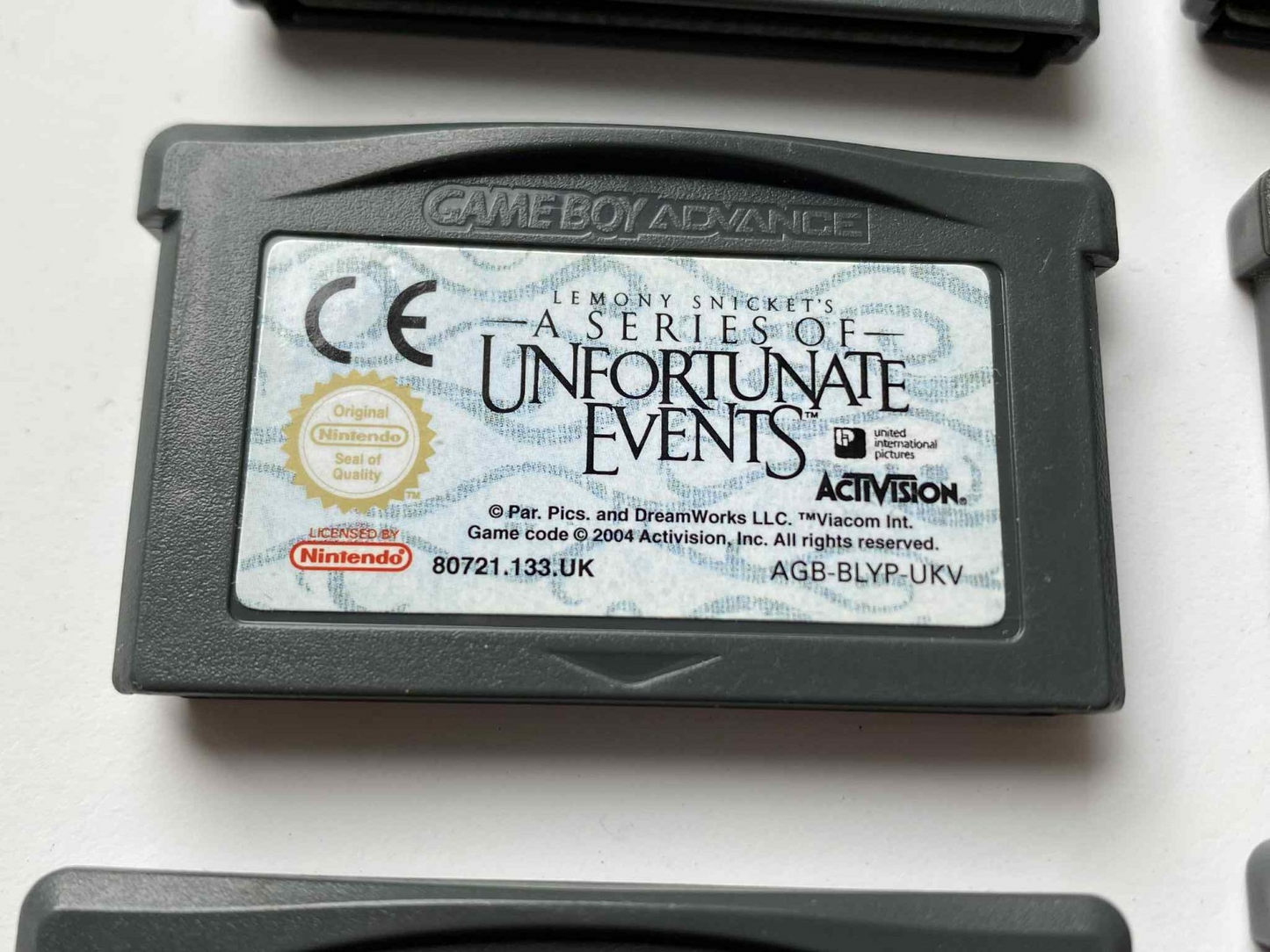 Series Of Unfortunate Events GBA Gameboy Advance Cart Genuine Nintendo