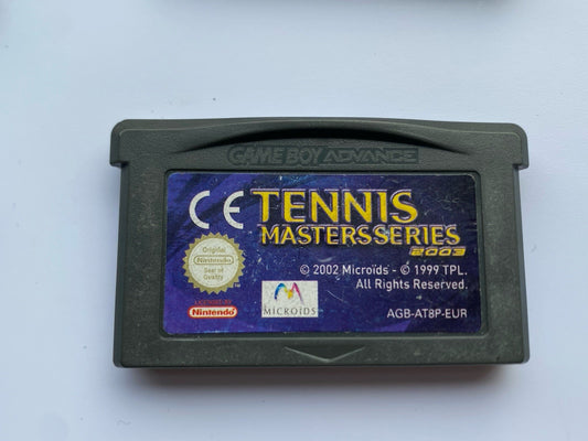 TENNIS MASTER SERIES 2003 Nintendo Game Boy Advance UK / EUROPEAN Version GBA