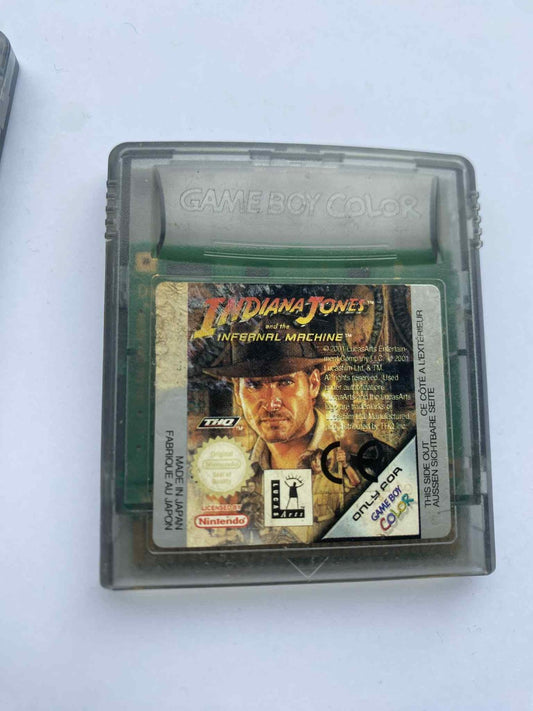 Indiana Jones And The Infernal Machine: Nintendo Gameboy Color - Genuine Tested