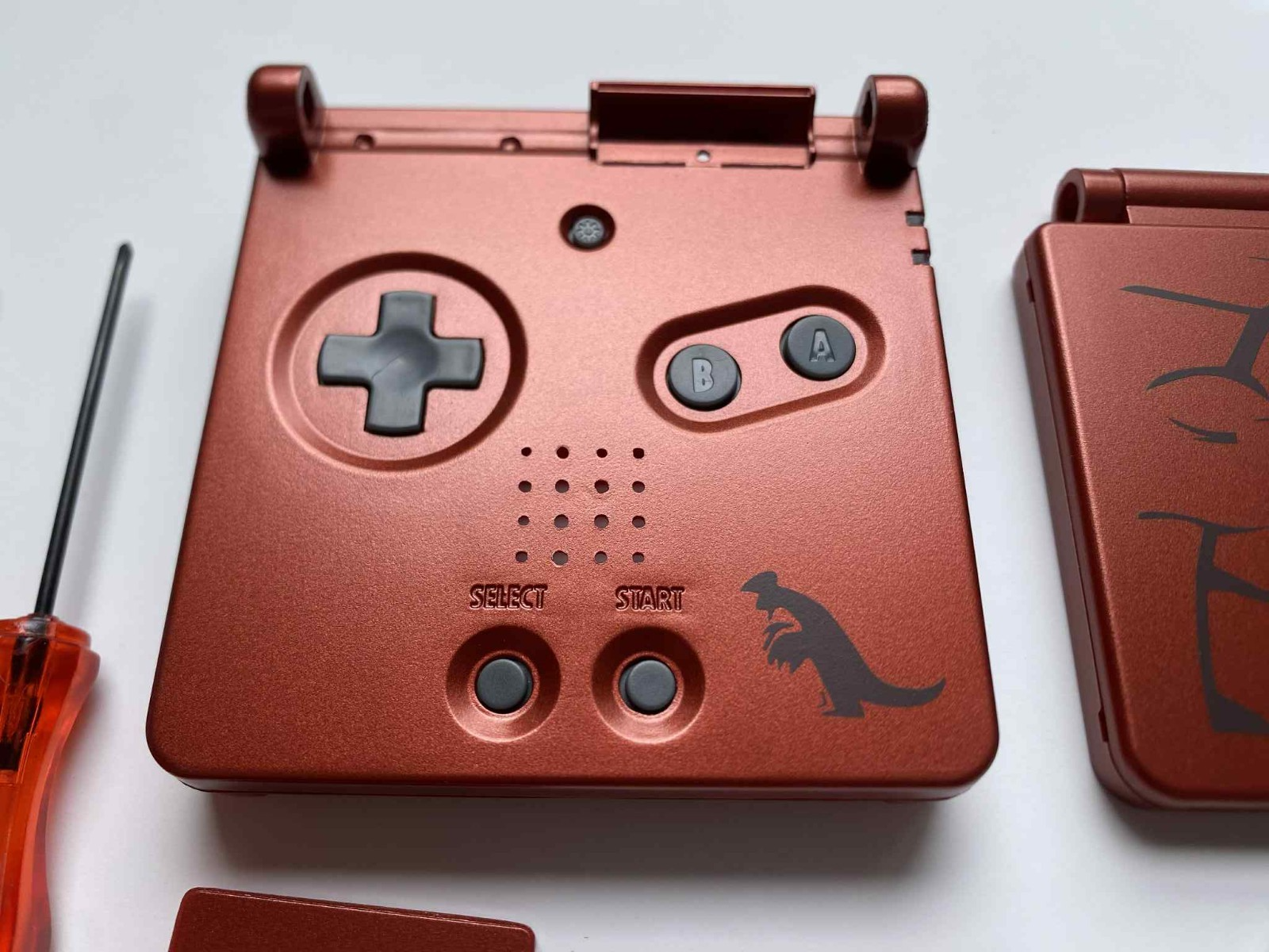 Nintendo Groudon Pokemon Shell Game Boy Advance SP Replacement Housing GBA