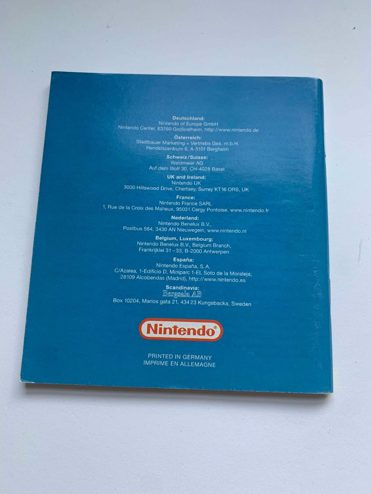 Mario Kart Super Circuit  GBA Booklet Manual Nintendo Game Boy Advance