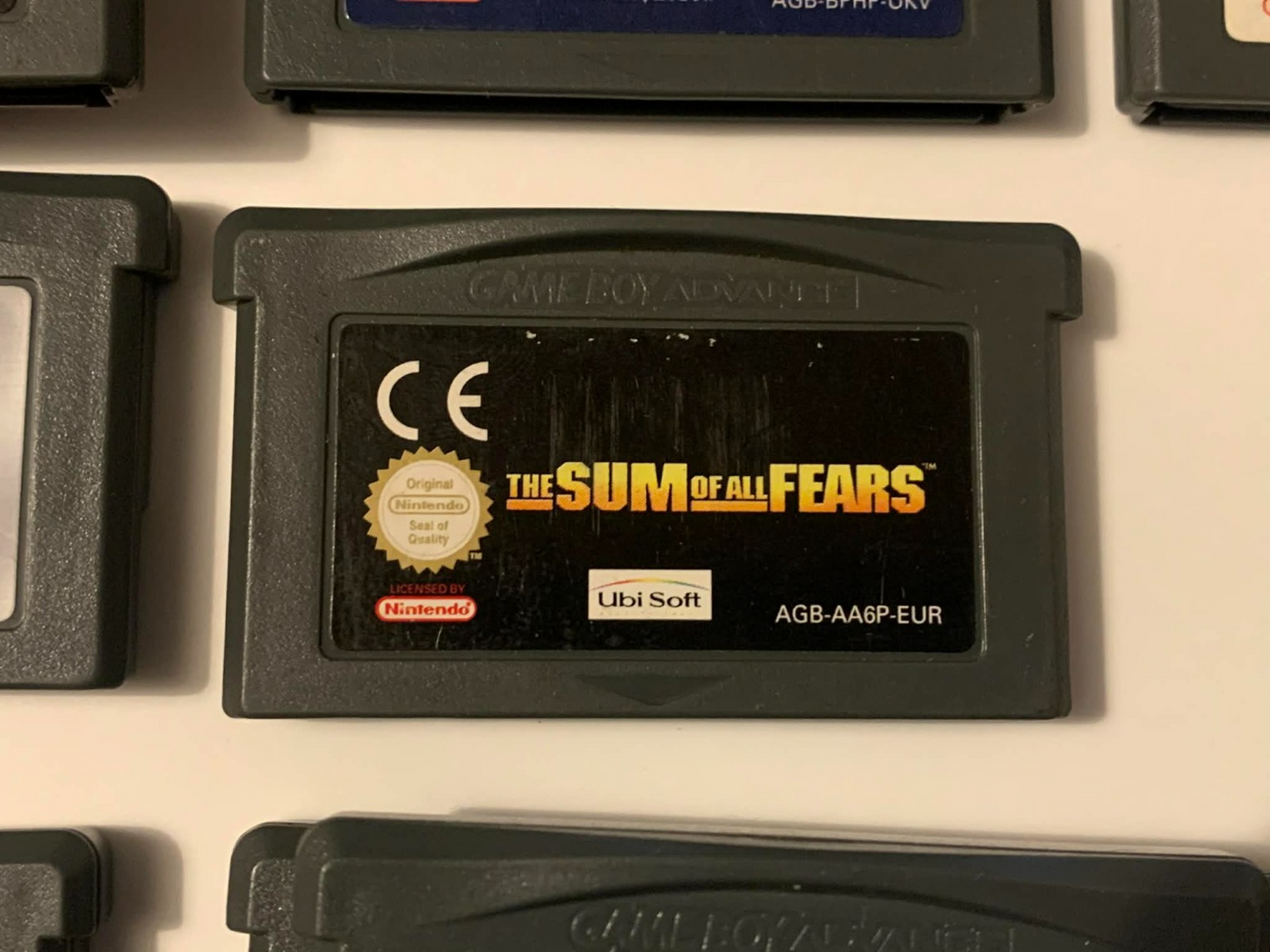 The Sum Of Fears GBA GameBoy Game Boy Advance Genuine Nintendo Cart