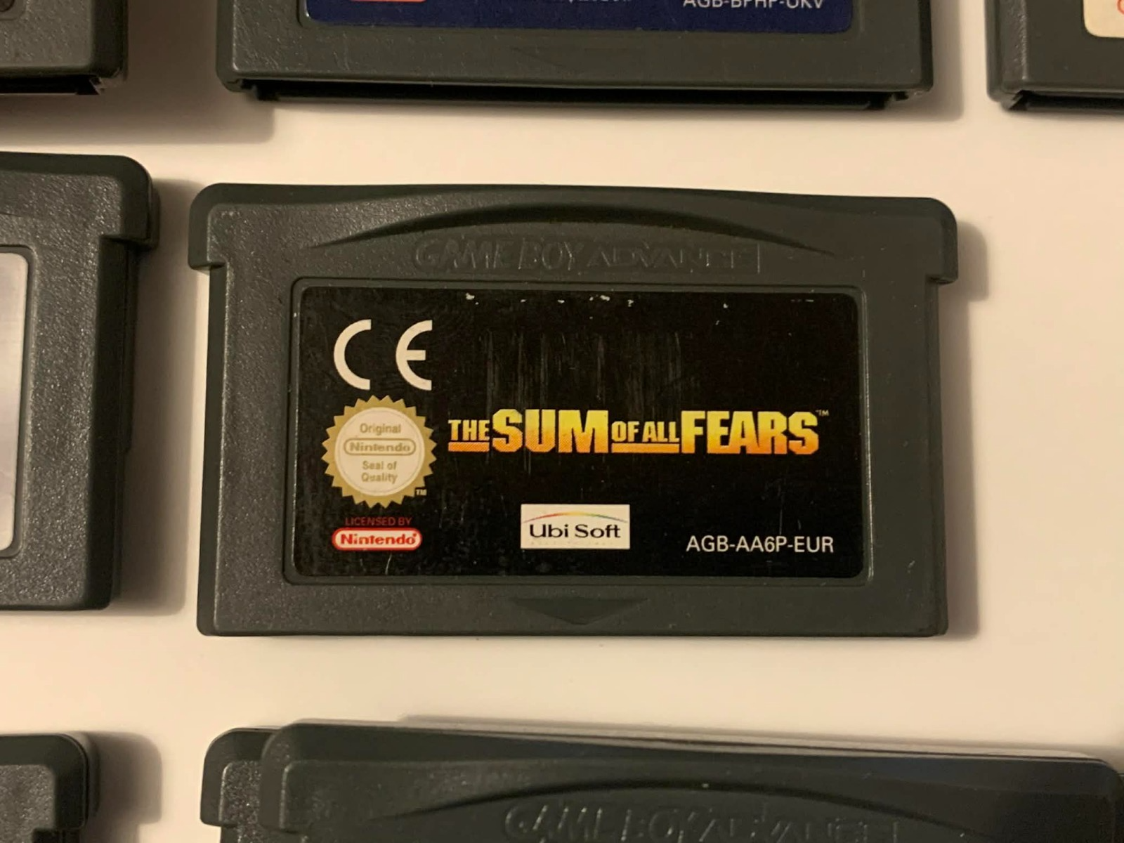 The Sum Of Fears GBA GameBoy Game Boy Advance Genuine Nintendo Cart