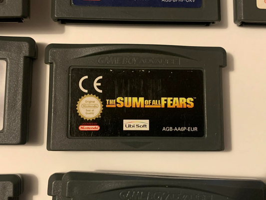 The Sum Of Fears GBA GameBoy Game Boy Advance Genuine Nintendo Cart