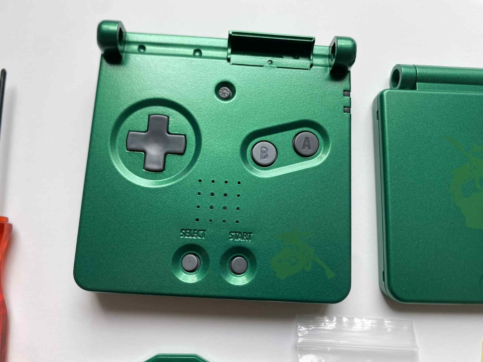 Nintendo Rayquaza Pokemon Shell Game Boy Advance SP Replacement Housing GBA