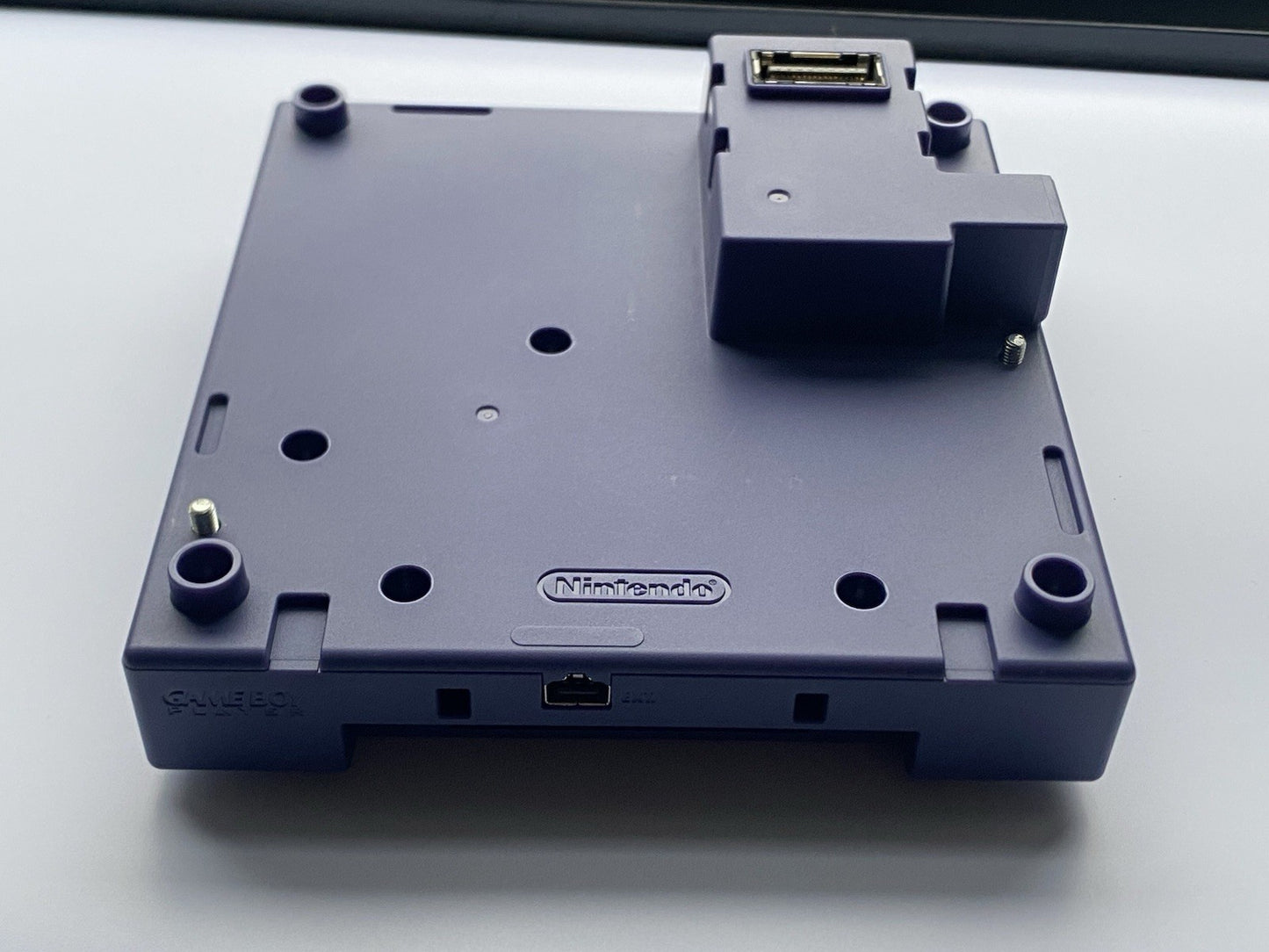 Official Nintendo Gamecube Gameboy Player Purple Indigo Violet DOL-017 No Disc