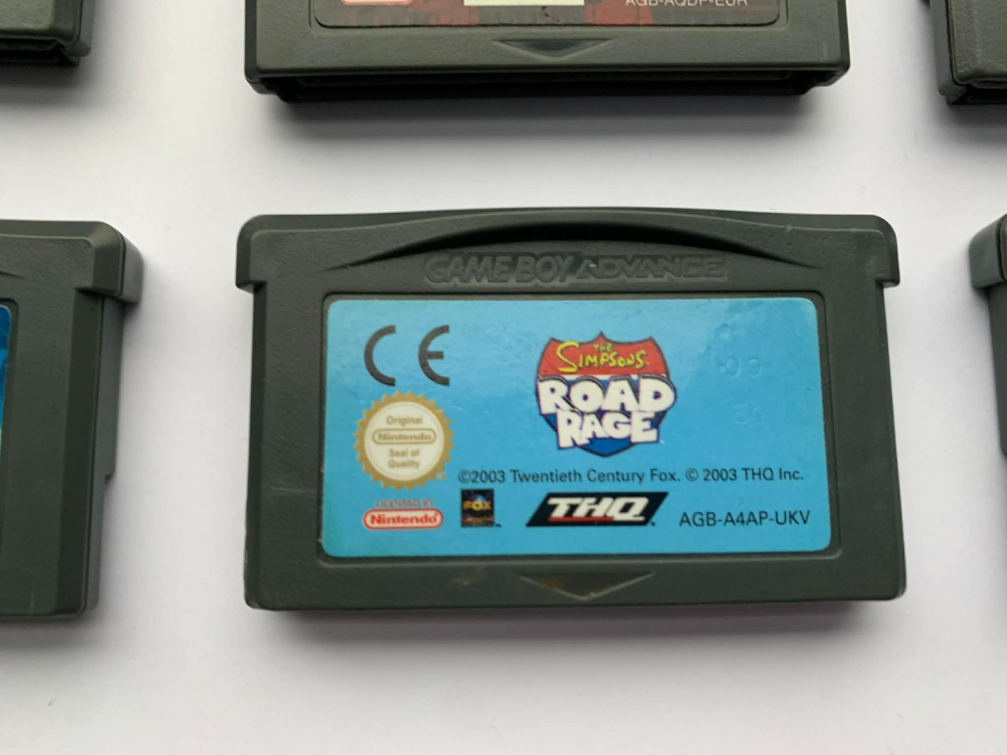 Simpsons Road Rage GBA GameBoy Advance SP Nintendo Genuine