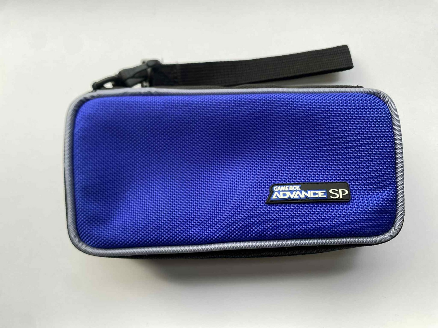 Official Double Blue /Black Nintendo Gameboy Advance Sp Case Bag Great Condition