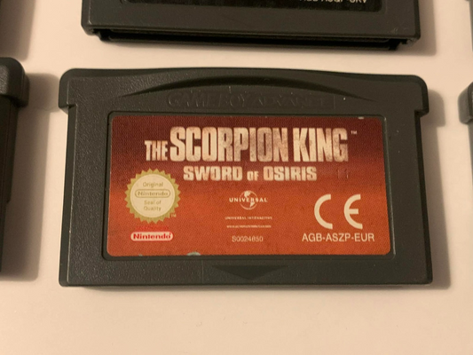 Scorpion King Sword Of Osiris GBA GameBoy Game Boy Advance Genuine Nintendo Cart