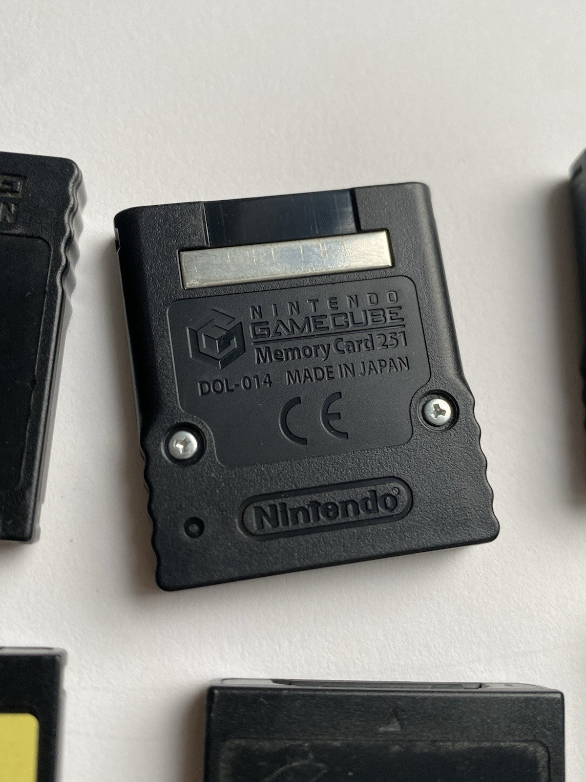 Black 251 Block Official Nintendo Gamecube Memory Card DOL-014 Working Original