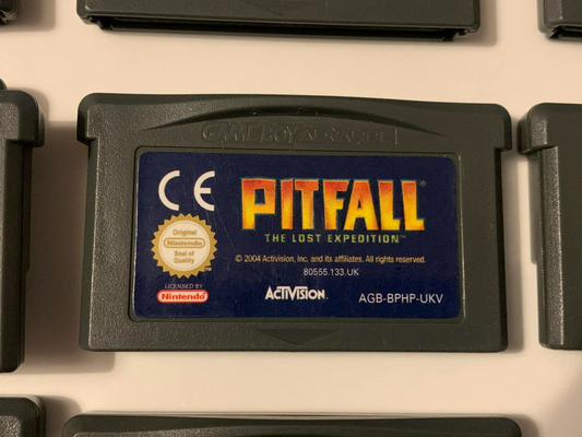 Pitfall Lost Expedition GBA GameBoy Game Boy Advance Genuine Nintendo Cart