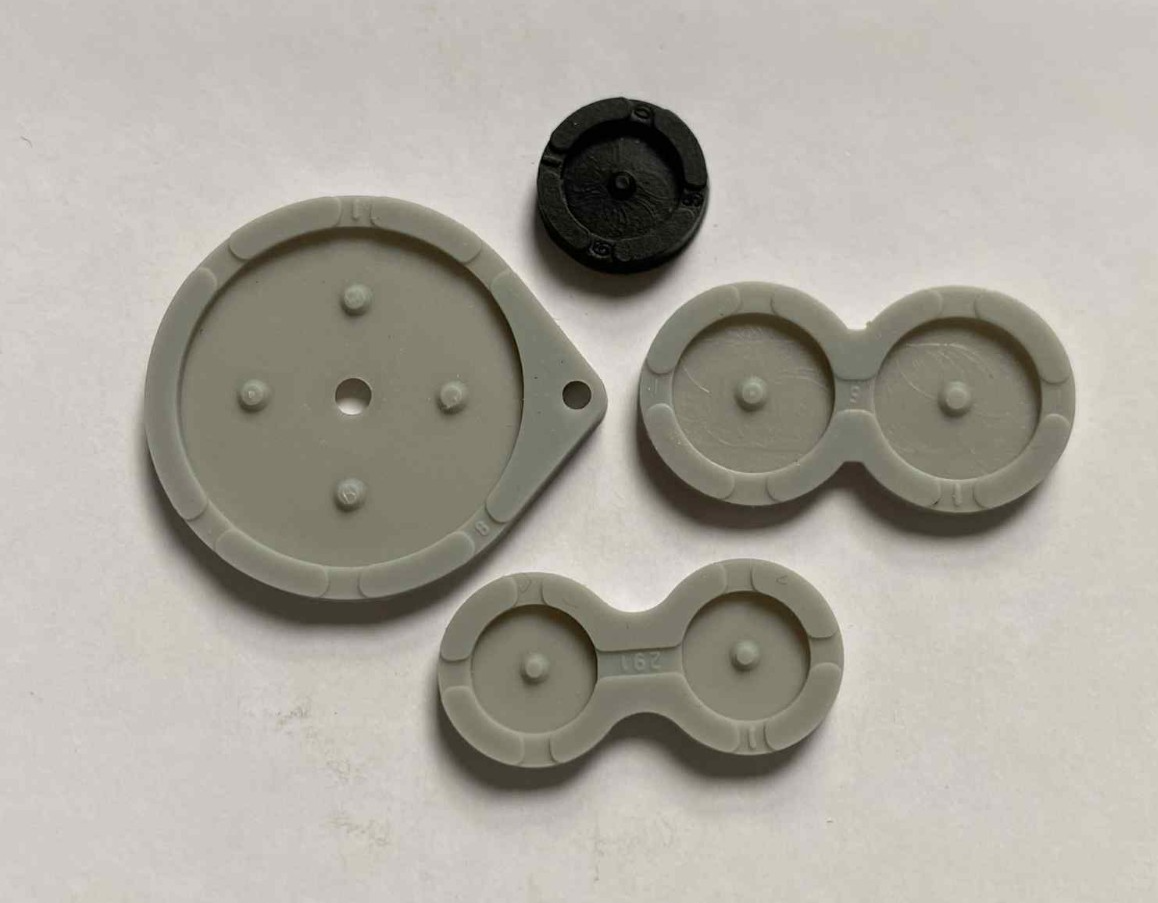 Nintendo Game Boy Advance SP GBA SP Rubber Pads Conductive Button Pad OEM