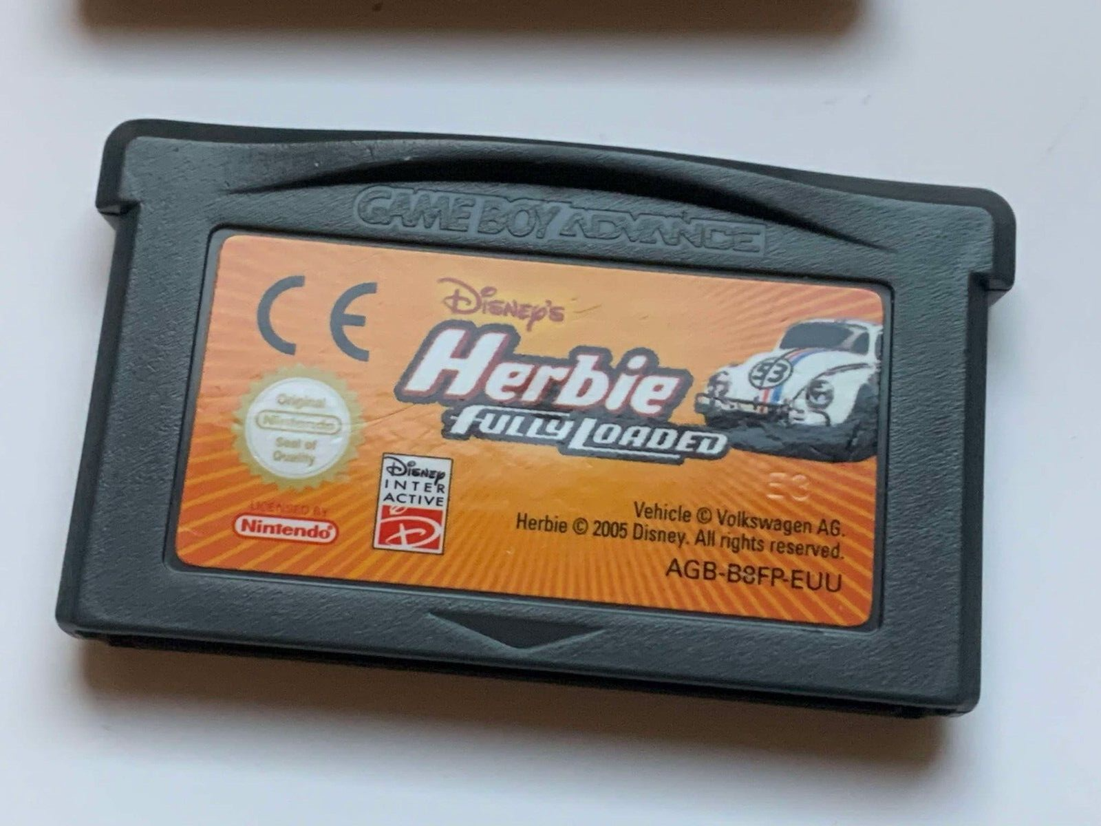 Herbie Fully Loaded Gameboy Advance GBA Nintendo SP DS Genuine  