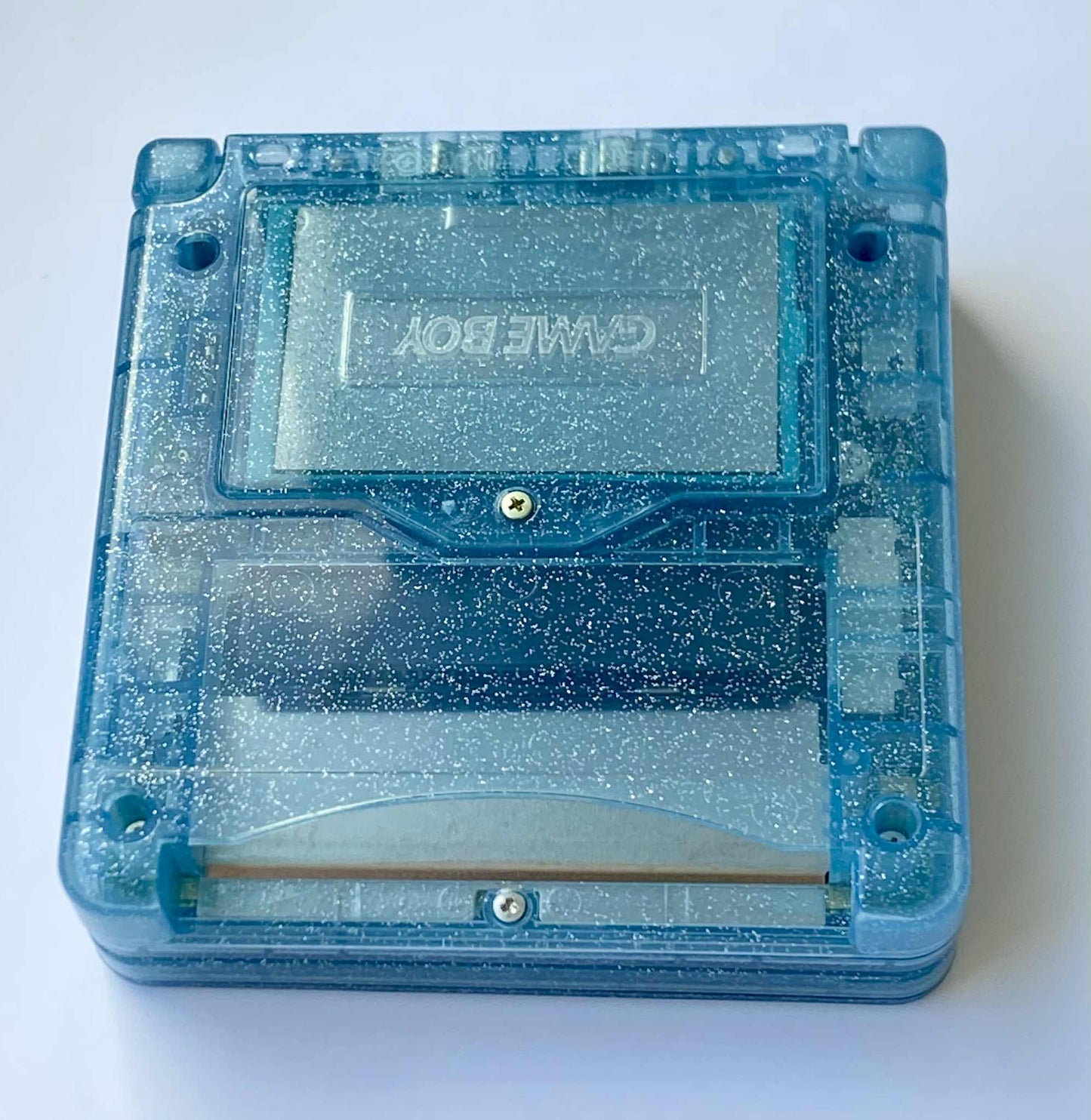 Crystal Glitter Pokemon GBA SP Console Refurbished Nintendo GameBoy Game Boy Advance SP Original Front-Lit AGS-001 Screen.