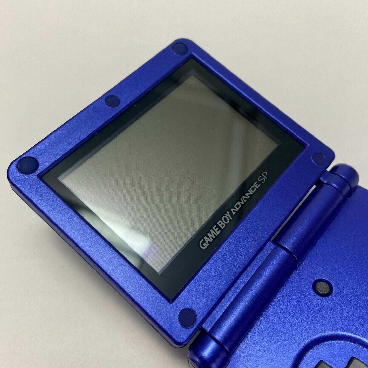 Kyogre Pokemon Nintendo Game Boy Advance SP GBA SP Console Refurbished GameBoy Advance Blue Original Front-Lit AGS-001 Screen, Larger 900mAh Battery, Boxed & Charger Cable.